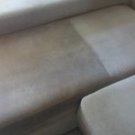 диван до и после чистки